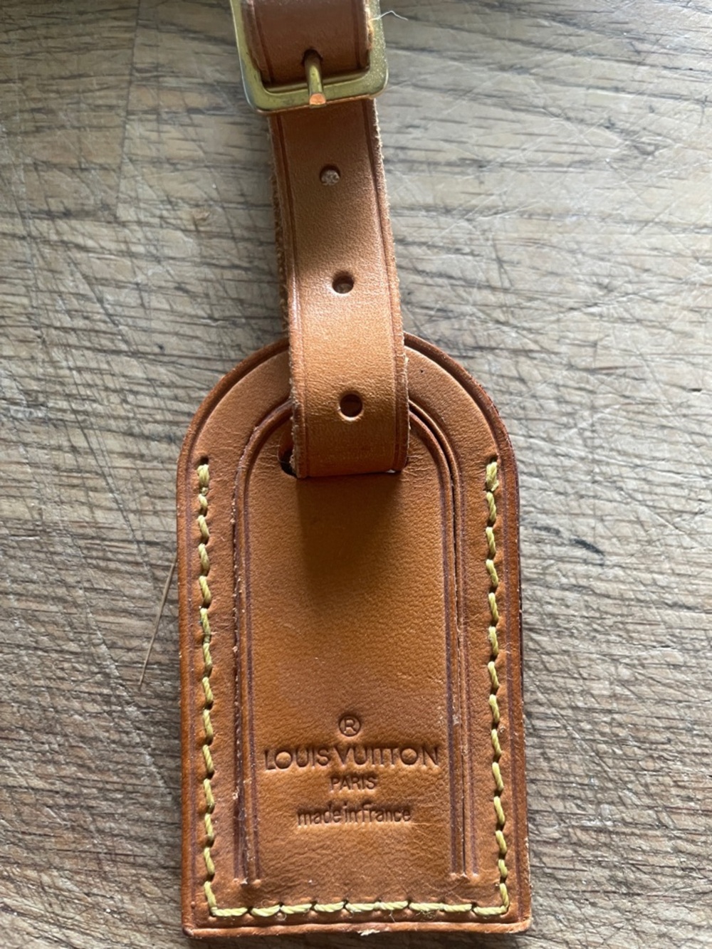 Louis Vuitton luggage tag